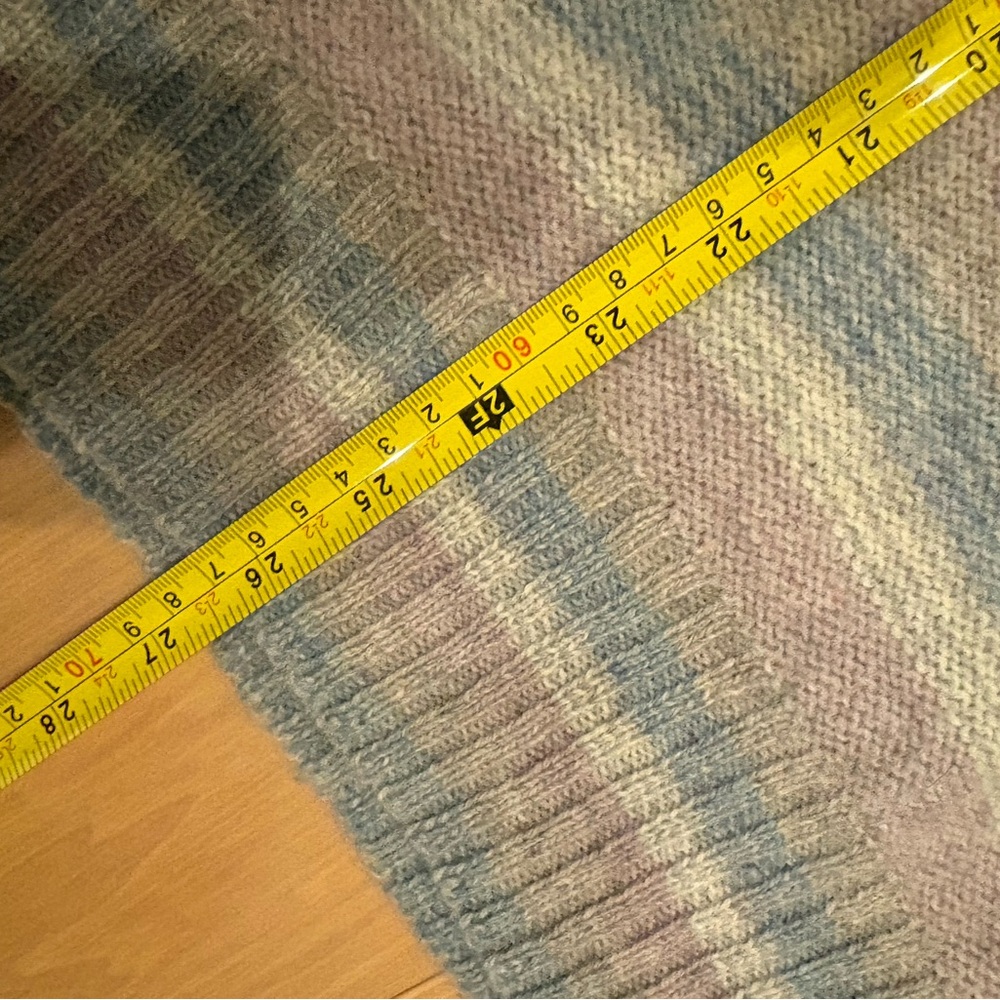 Vintage Robert Bruce Wool Blend Men's Sweater - Blue and Gray size Large - Picture 5 of 5
